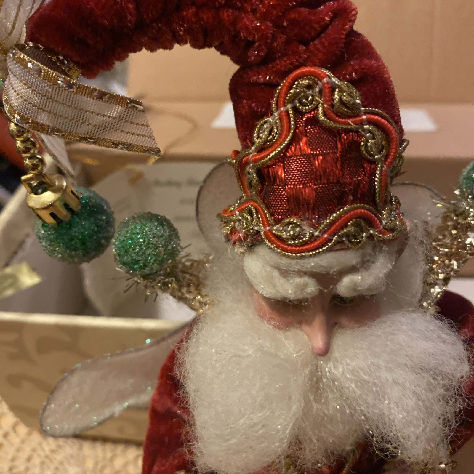 Mark Roberts Stocking Fairy Small 51-92410 w/box Rare HTF Santa Christmas NOS