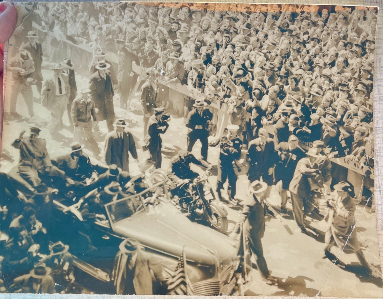 Vintage NYC Military Parade Photo, Possible Gen. Douglas MacArthur, 1951 Vintage NYC Military Parade Photo, Possible Gen. Douglas MacArthur, 1951