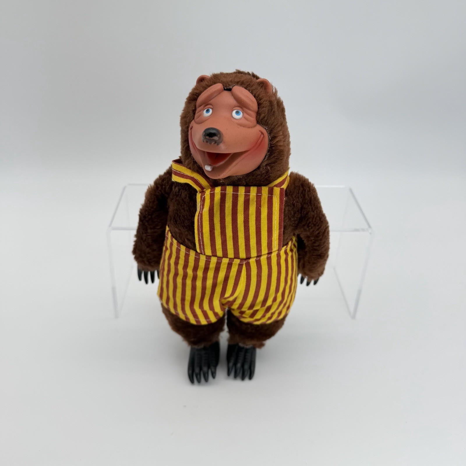 Showbiz Pizza Rock-Afire Explosion Billy Bob Bear Doll Vintage 9in Plush Toy