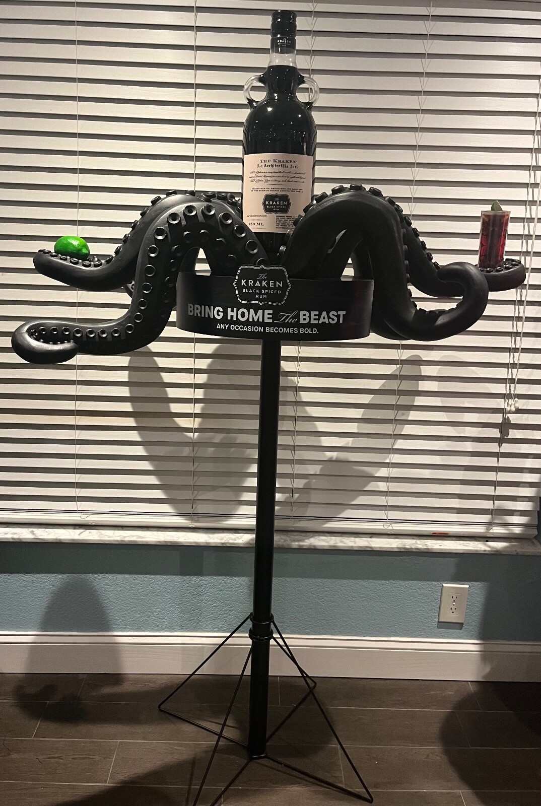 Kraken Rum Octopus Store Display New in Box Man Cave RARE