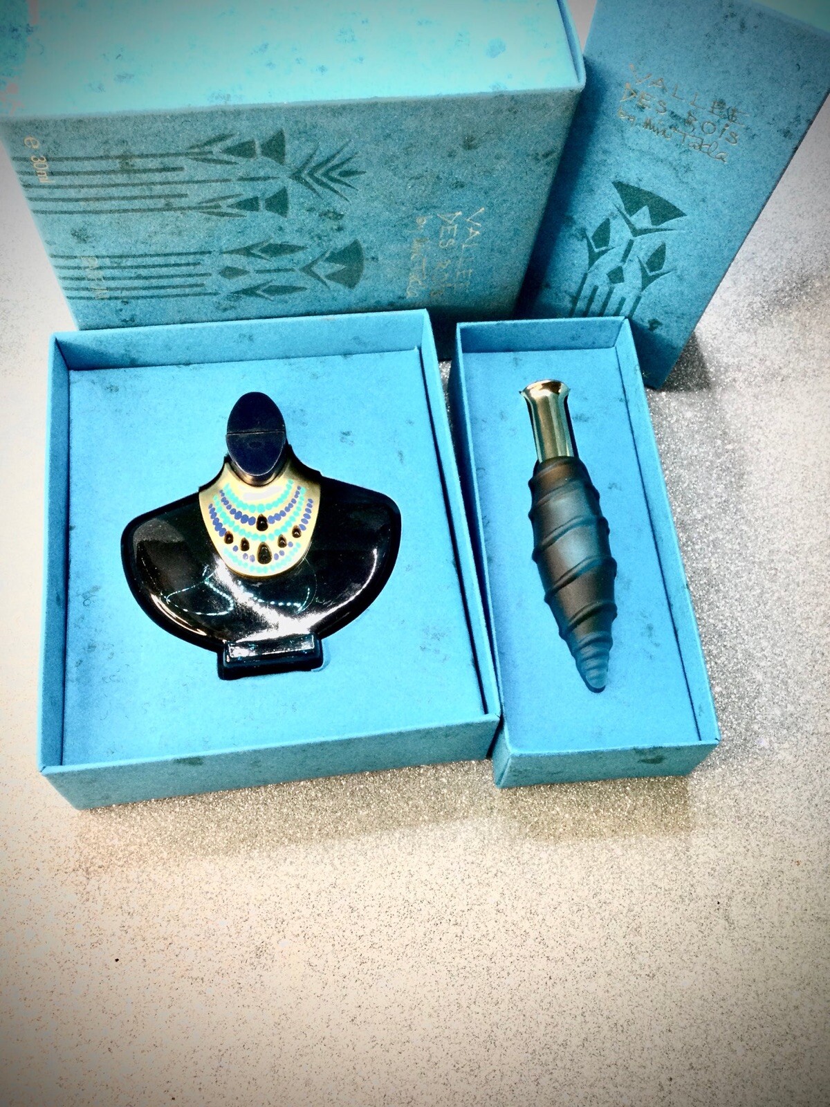 Vallee Des Rois By Mira Takla 30 Ml pure parfum WITH 7.5 EDP SPRAY RARE VINTAGE