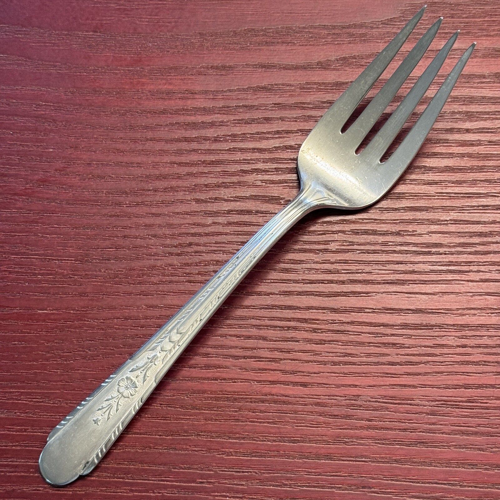 Crosby By Crosby Silver 1953 Silverplate Serving Fork 8 1/2”
