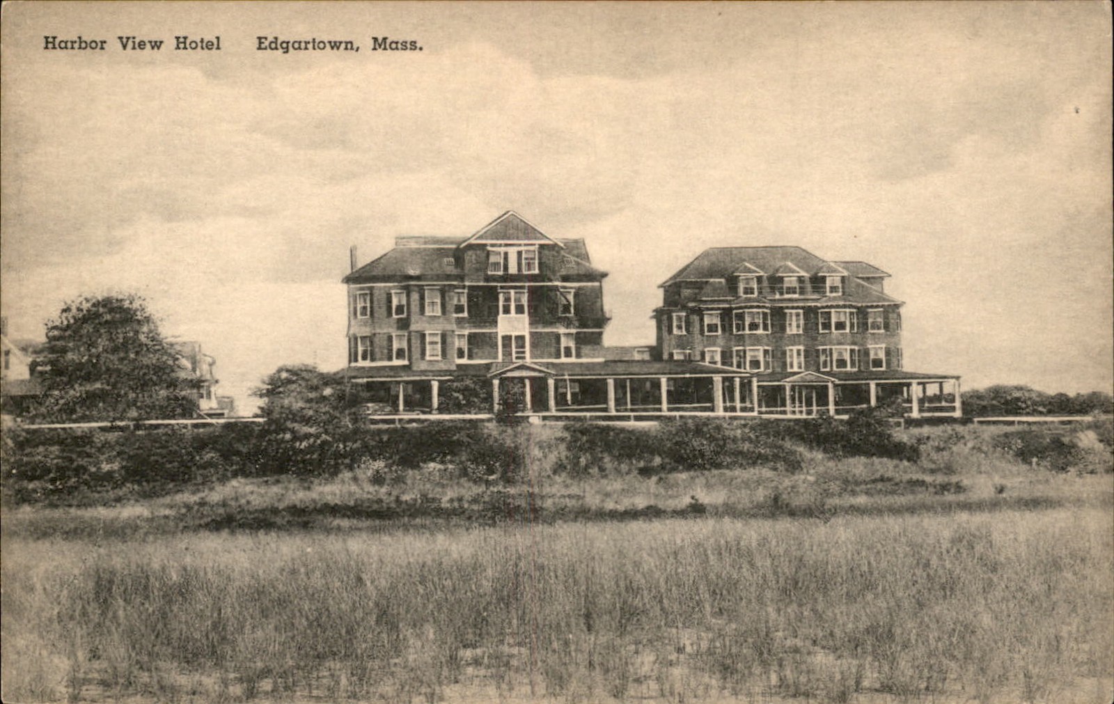 Edgartown MA Harbor View Hotel c1900s-10s Vintage Postcard bhn Edgartown MA Harbor View Hotel c1900s-10s Vintage Postcard bhn