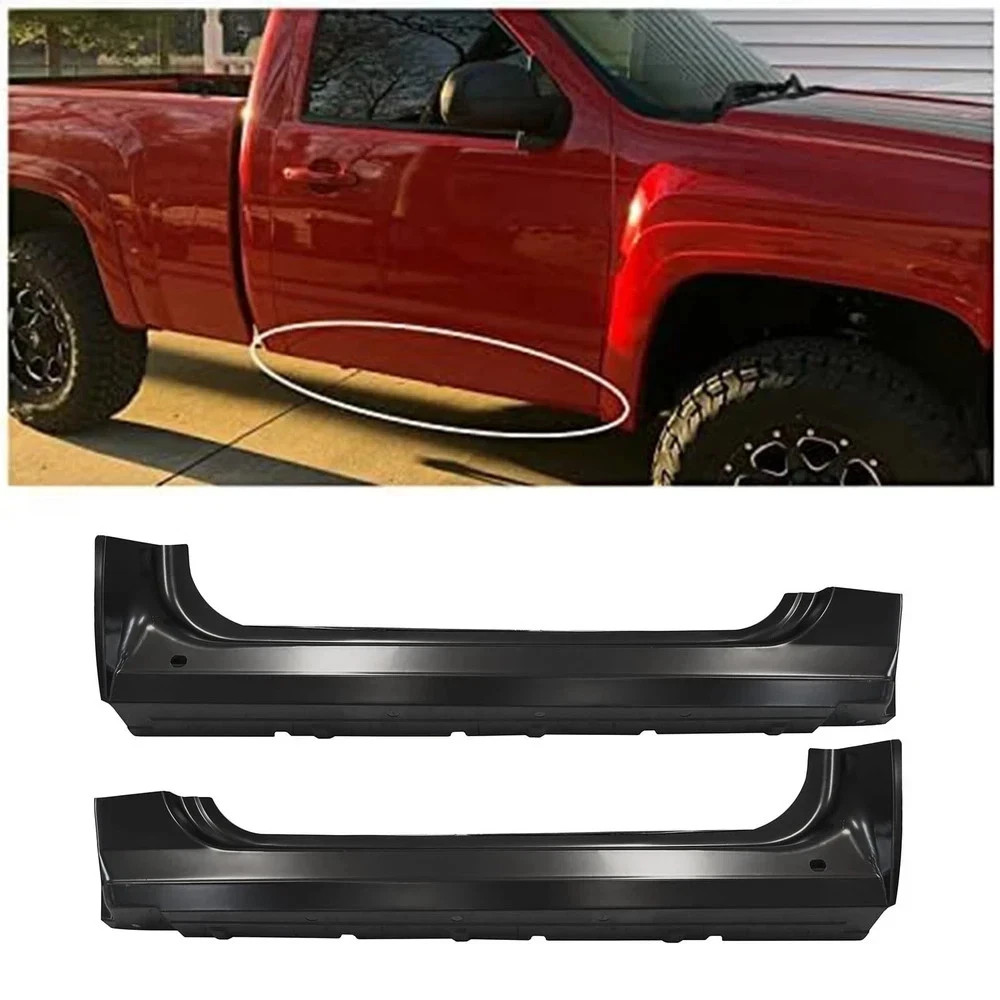 KUAFU Rocker Panel Rust Repair Compatible with 2007-2013 Chevy Silverado GMC ...