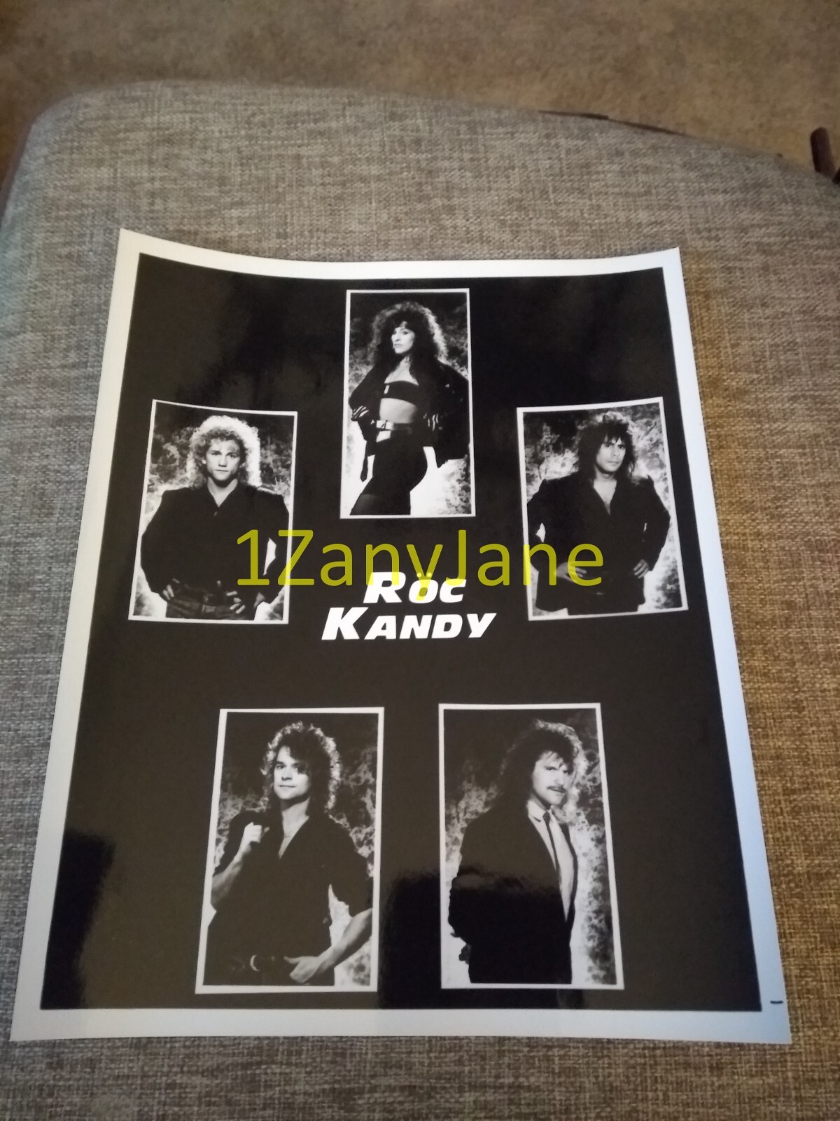 P41 Band 8x10 Press Photo PROMO MEDIA , ROC KANDY 5 MEMBERS