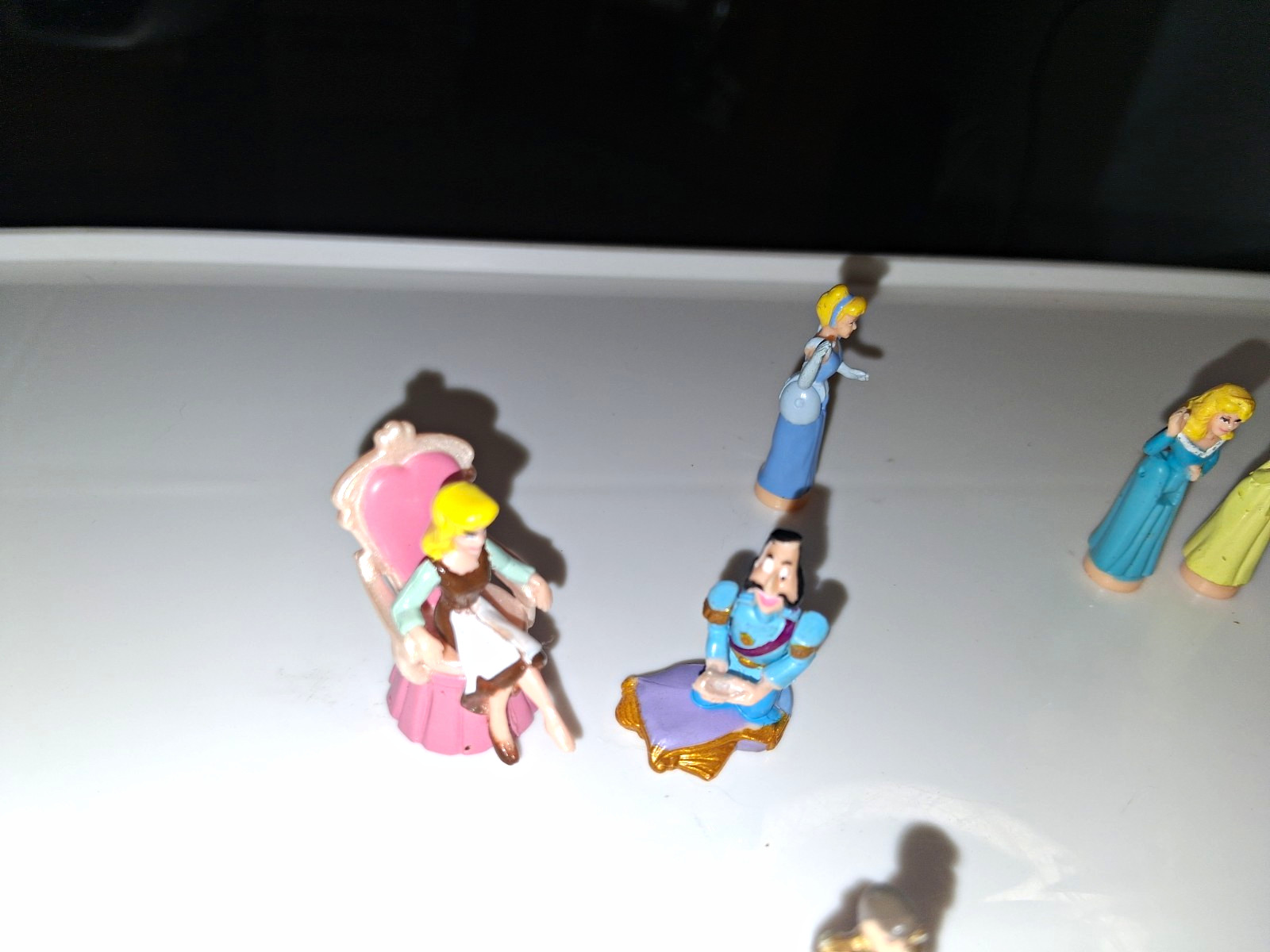 Vintage Bluebird Polly Pocket Cinderella Lot Of 6. Prince Charming, Evil Sisters