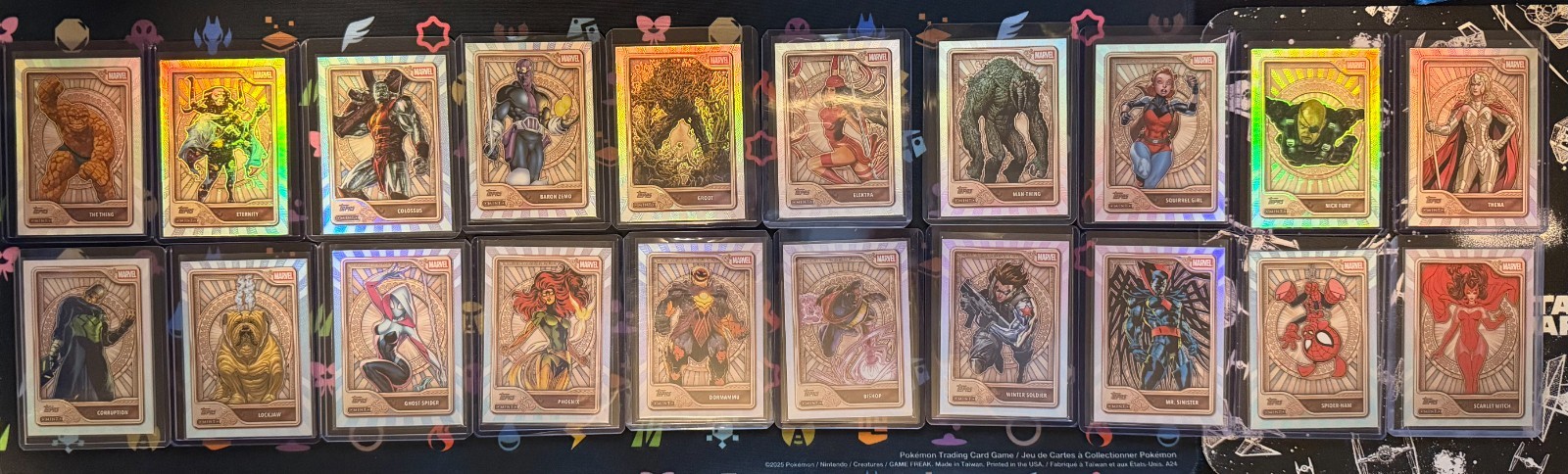 2026 Topps Marvel Mint Master Set of Base Bronze & Silver & Gold Cards 100 Total