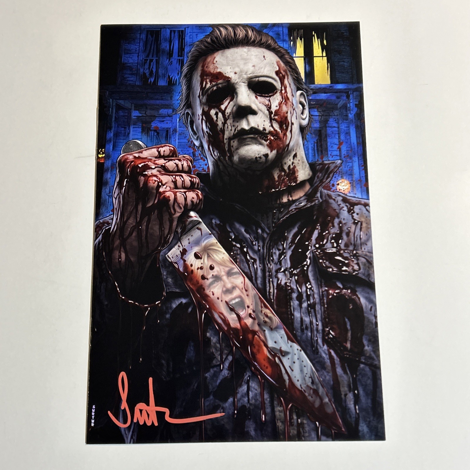 Michael Myers Halloween SURTUR signed Bloody Virgin Variant 2026 W COA MINT