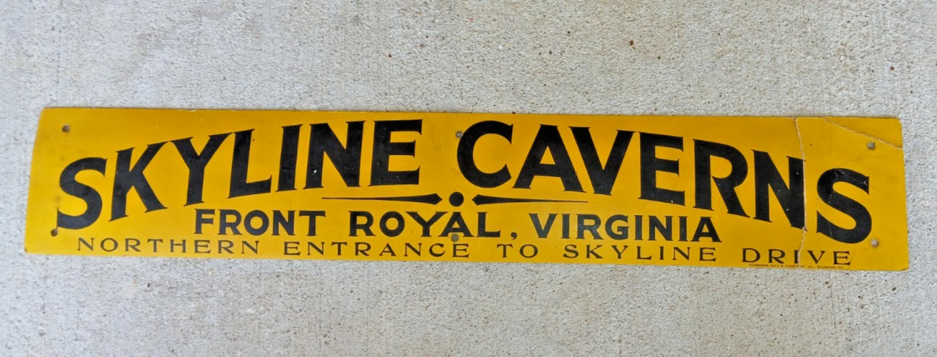Vintage Skyline Caverns Front Royal, Virginia 29.5\