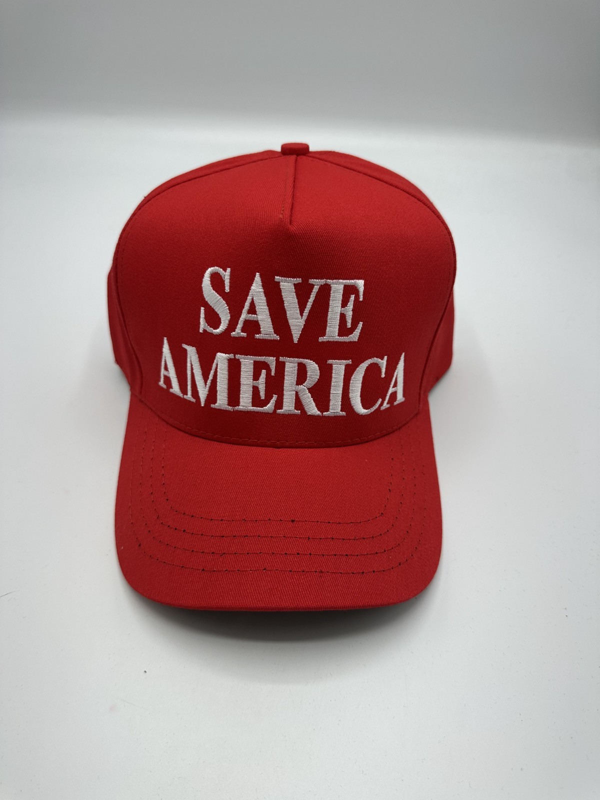 Authentic Cali Fame Trump Make America Great Again Save America Red Trucker Hat