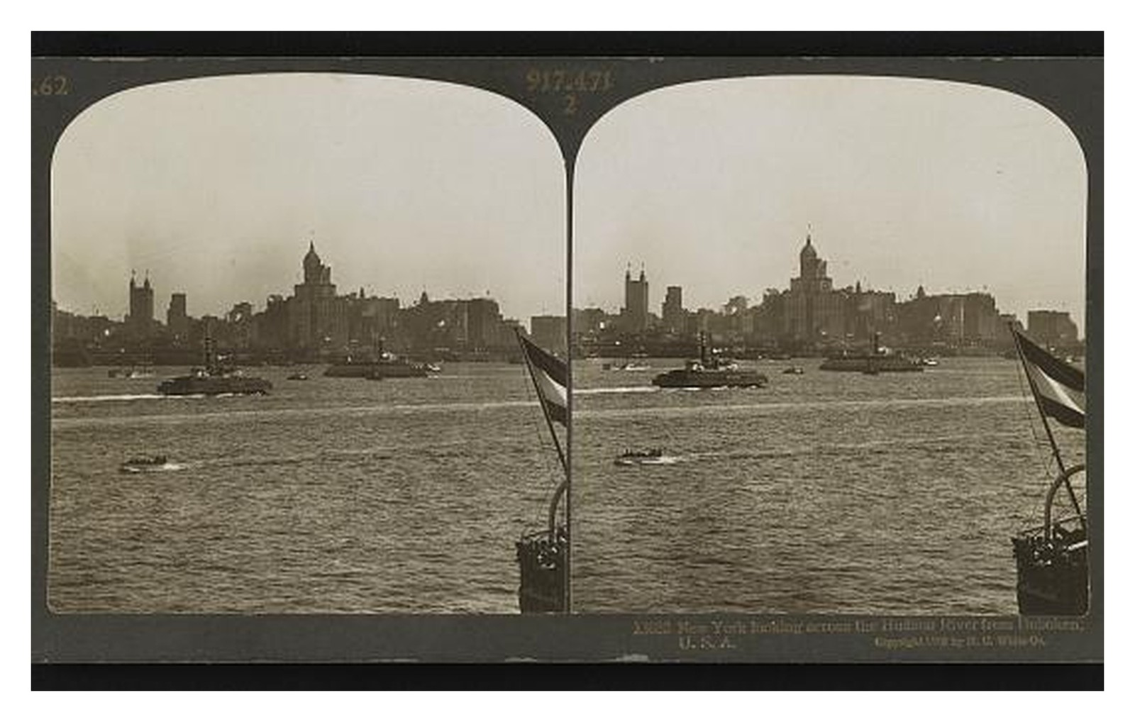New York New York Hudson River Standard Postcard