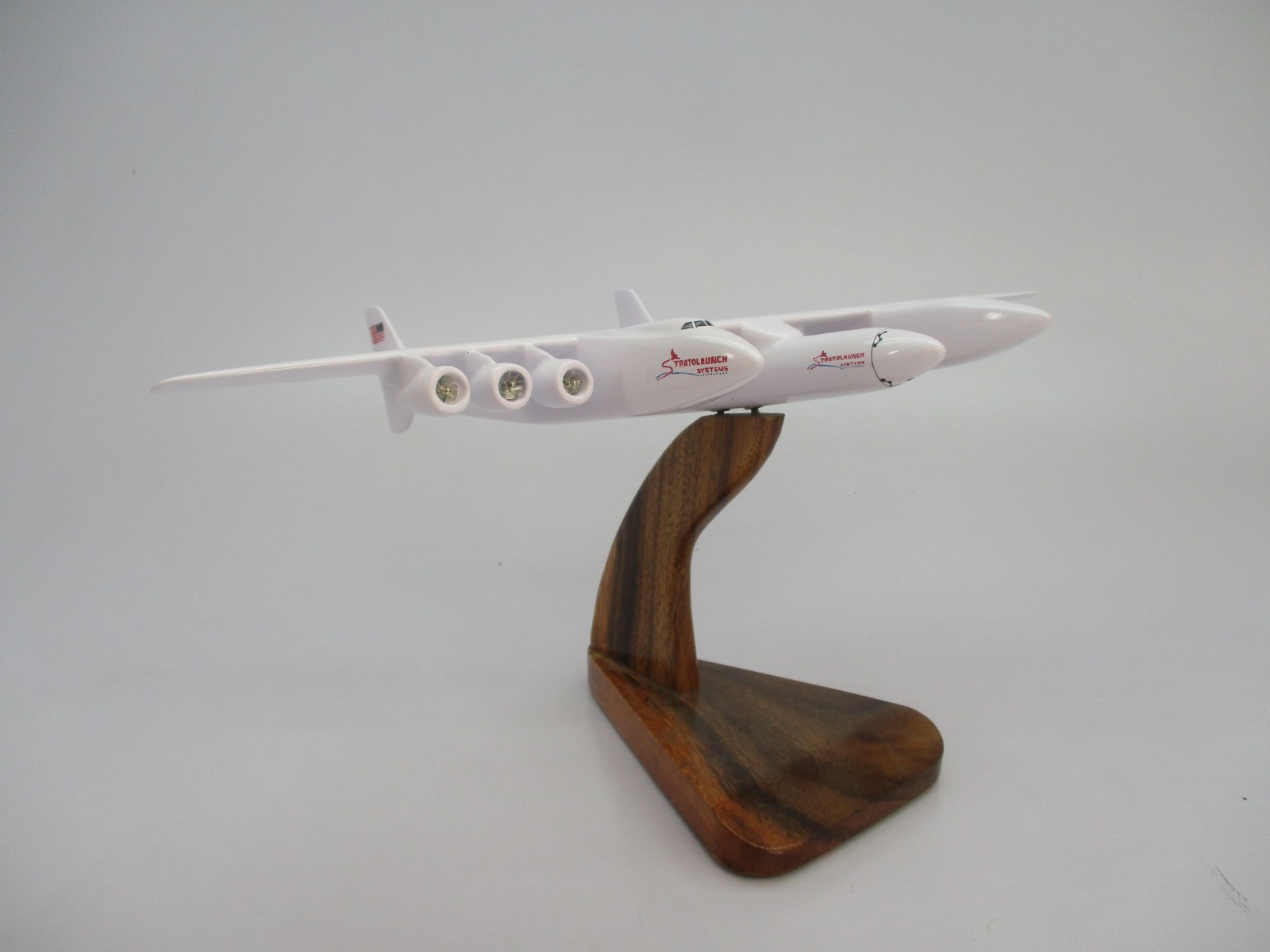 Stratolaunch Scaled Composites Airplane Wood Model Replica Small 