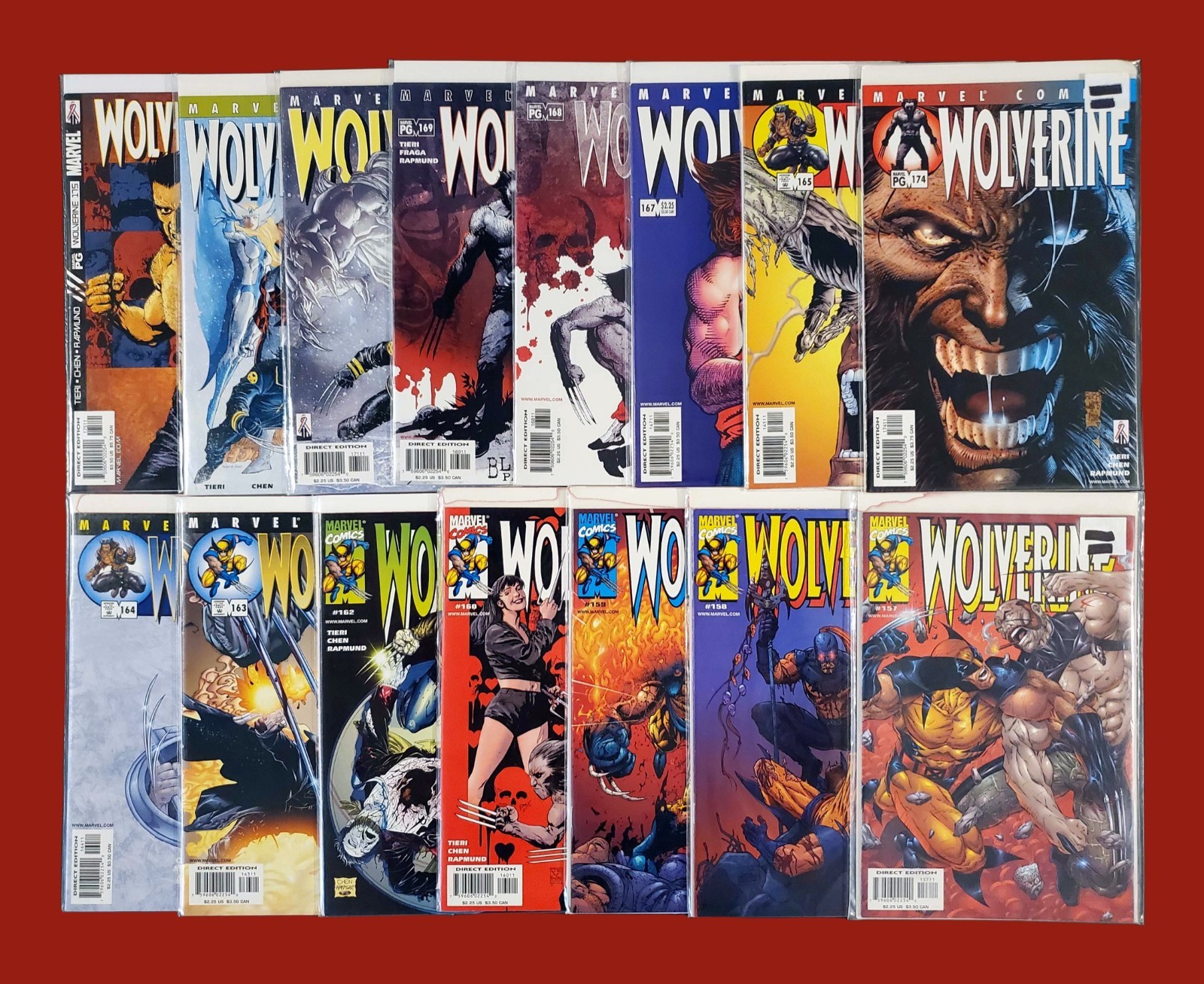 Wolverine 15 Comic Book Lot (2000-2002) 