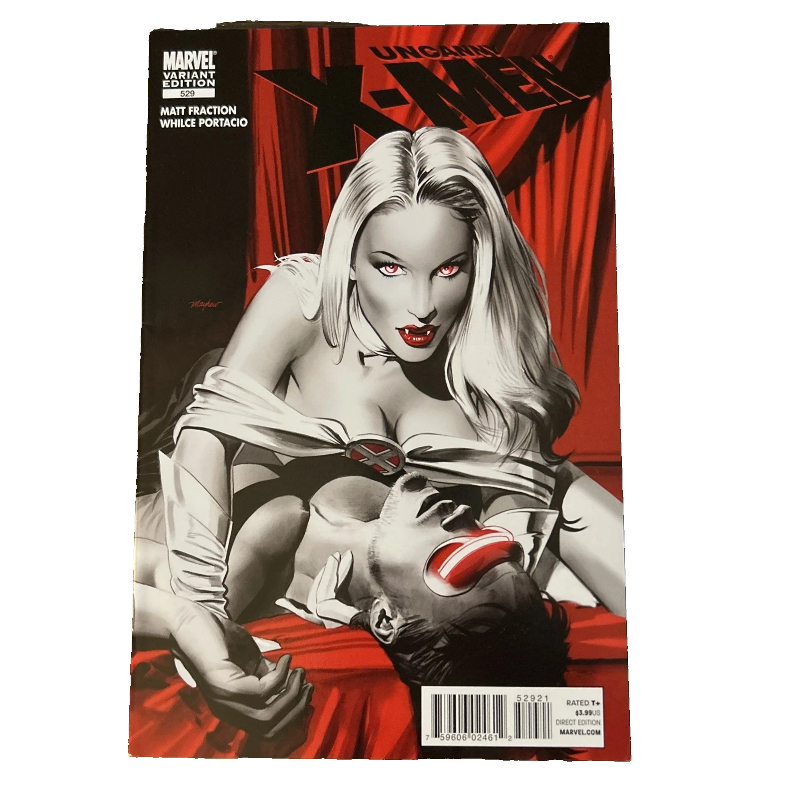 Marvel Uncanny X-Men #529 Mayhew Emma Frost Vampire Variant F/VF