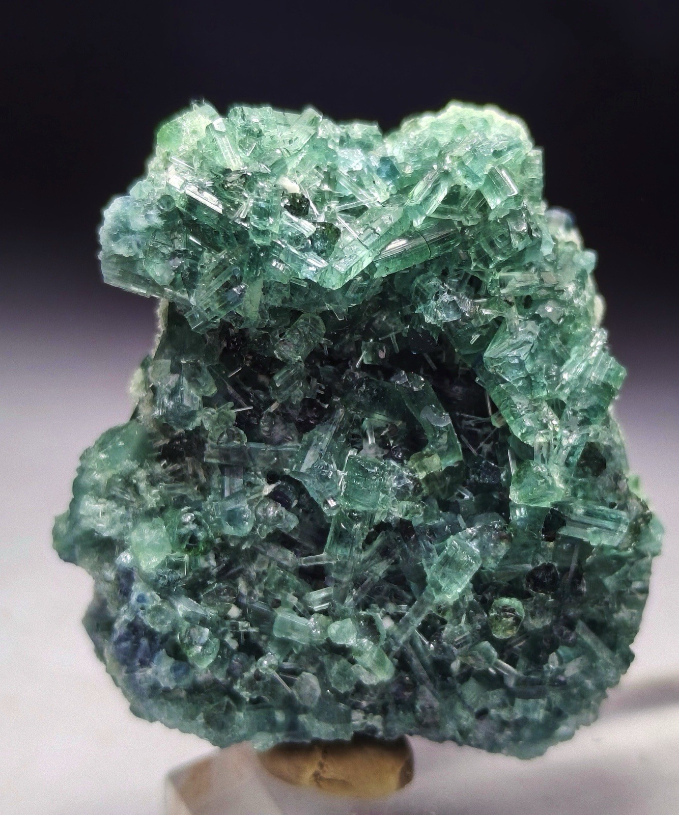 Natural Bluesh Tourmaline Crystal Cluster | Collector Mineral Specimen