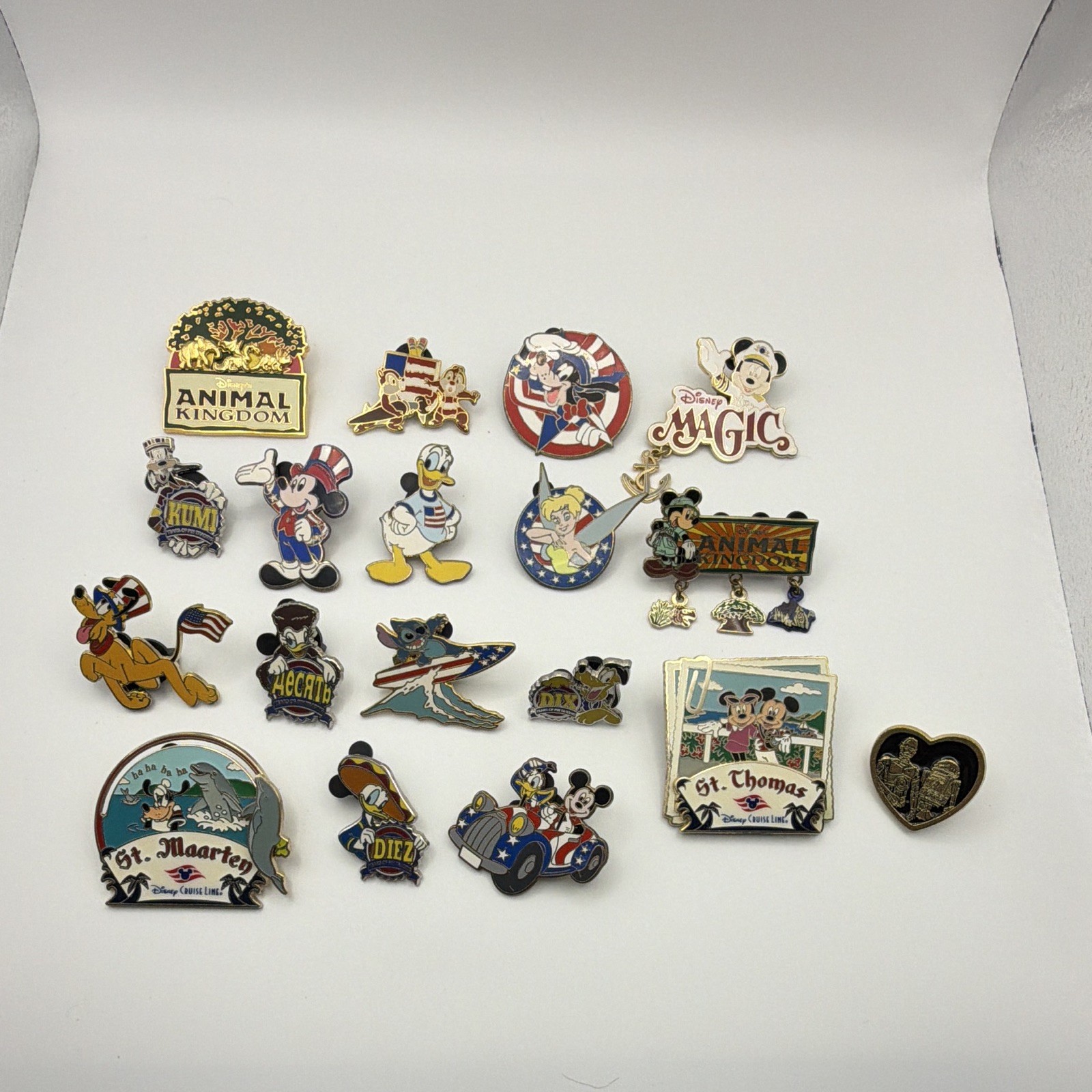 Disney Trading Pins Set of 18. 2008-2009 Disney Pins. Disney Cruise Line