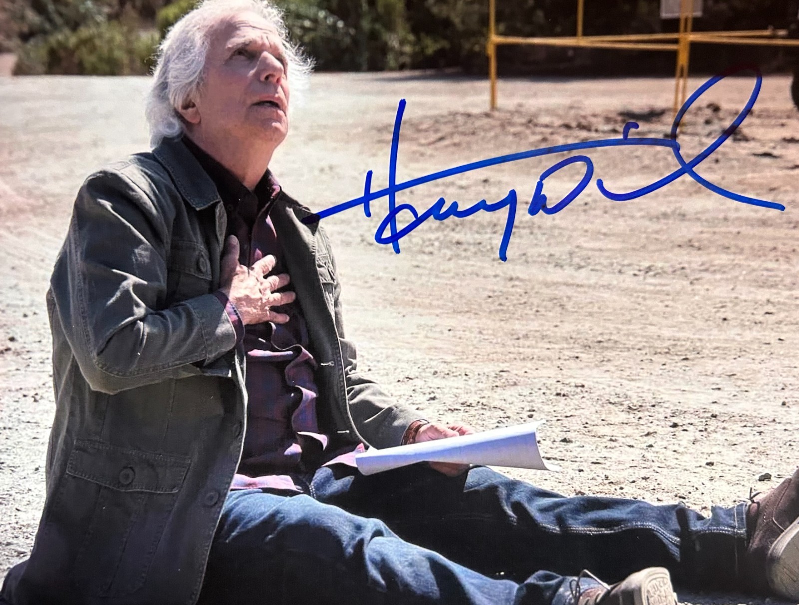 HENRY WINKLER Signed BARRY 8x10 inch Authentic Original Autograph GENUINE + COA