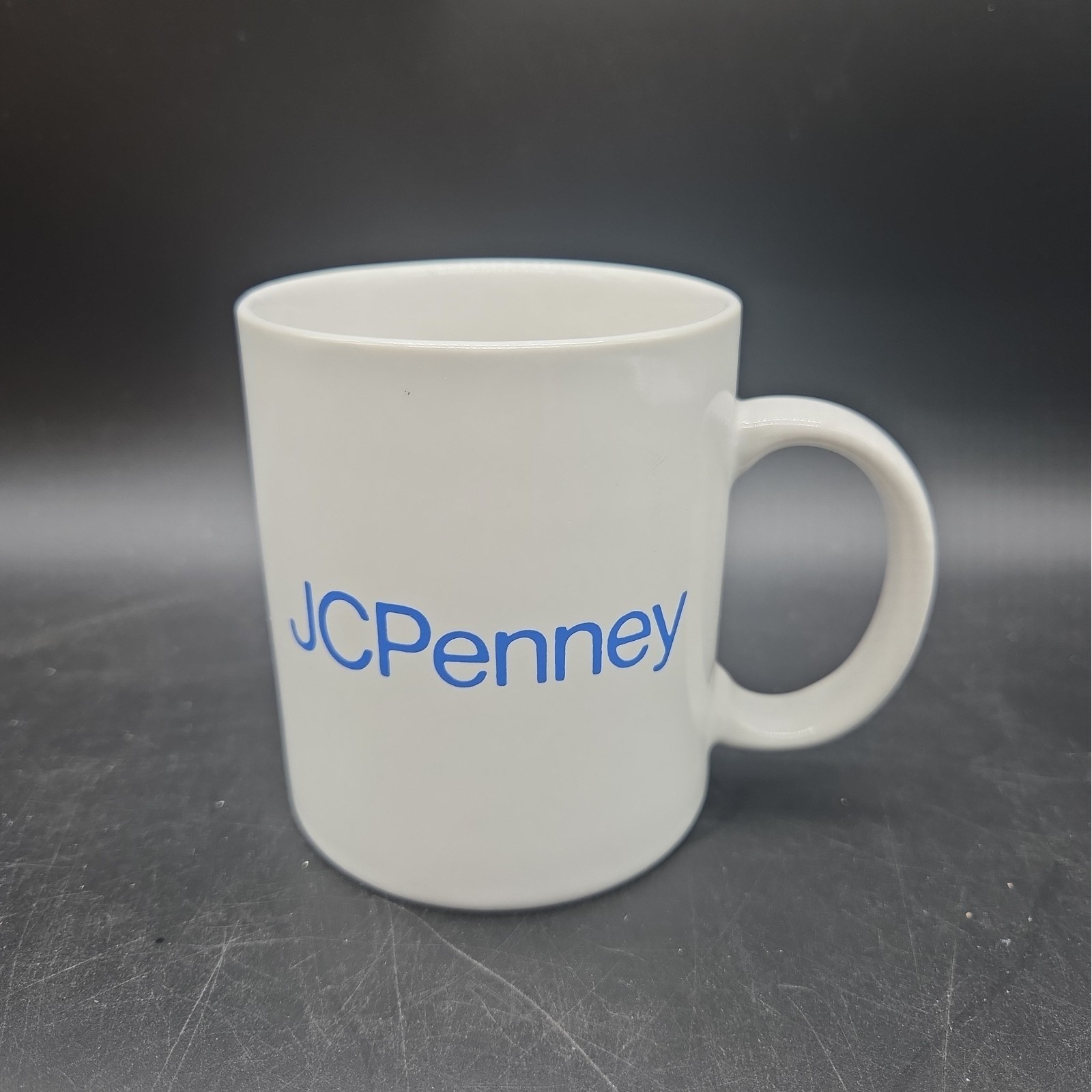 Vintage JCPenney Coffee Mug 1913 Ford Model T Delivery Van Truck Blue White...