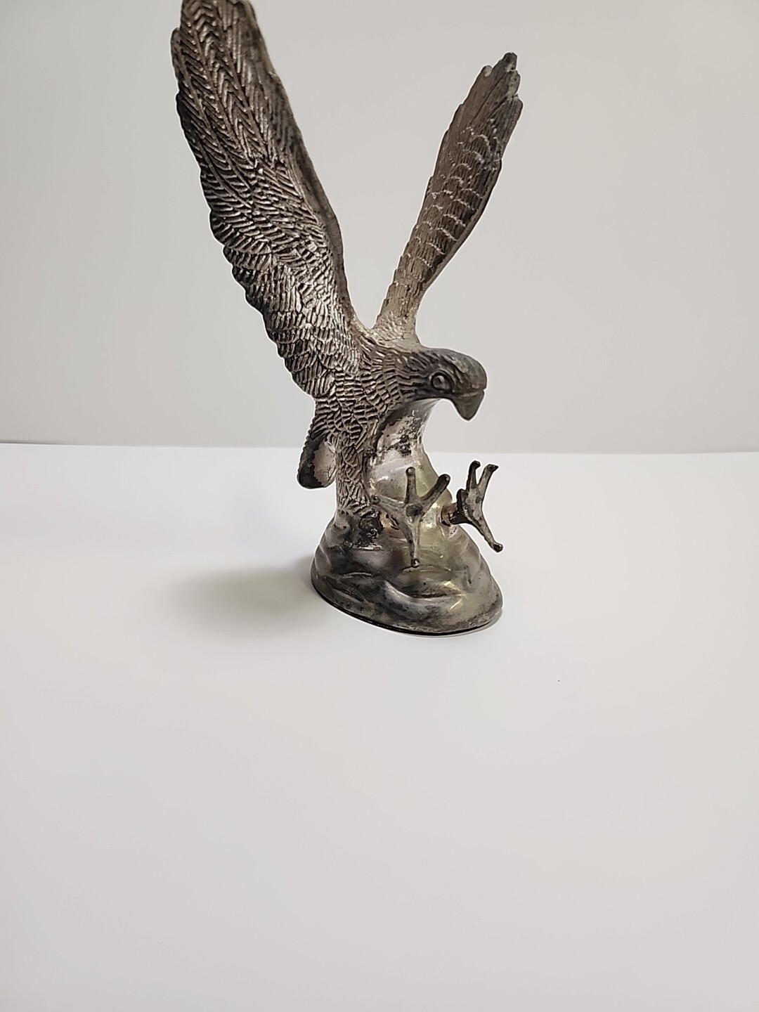 LQQK Hampshire Genuine Silver Plated Eagle Silverplated Sculpture NICE