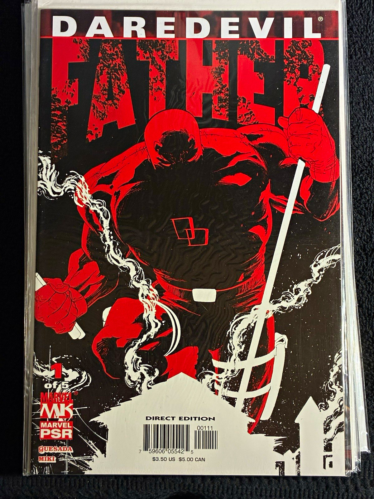 Daredevil Father #1 of 6 Marvel Knights 2004 Joe Quesada Miki Direct Edition
