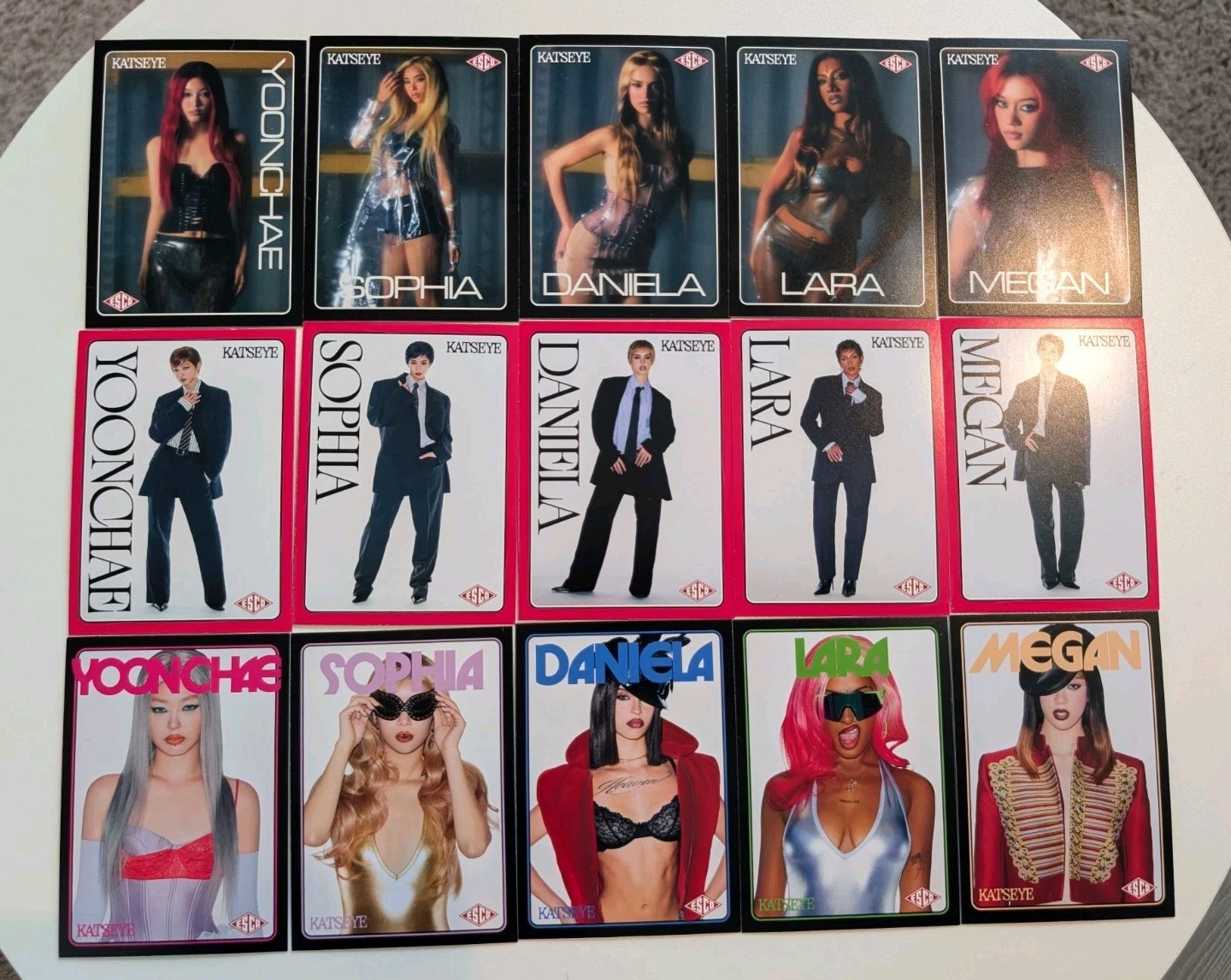 New ESCO Katseye Wild Trading Card LOT With Numbered Cards 