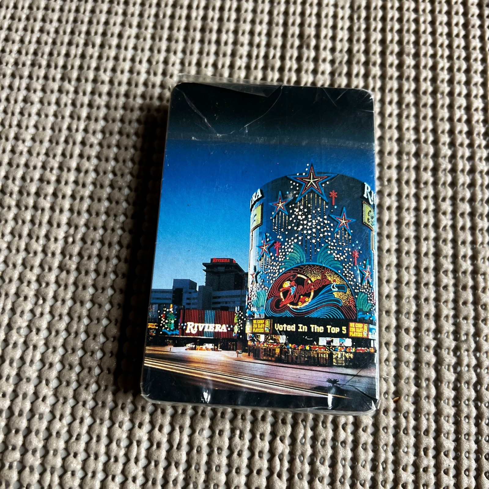 Vintage Riviera Hotel Casino Las Vegas Playing Cards Sealed Splash Show Souvenir