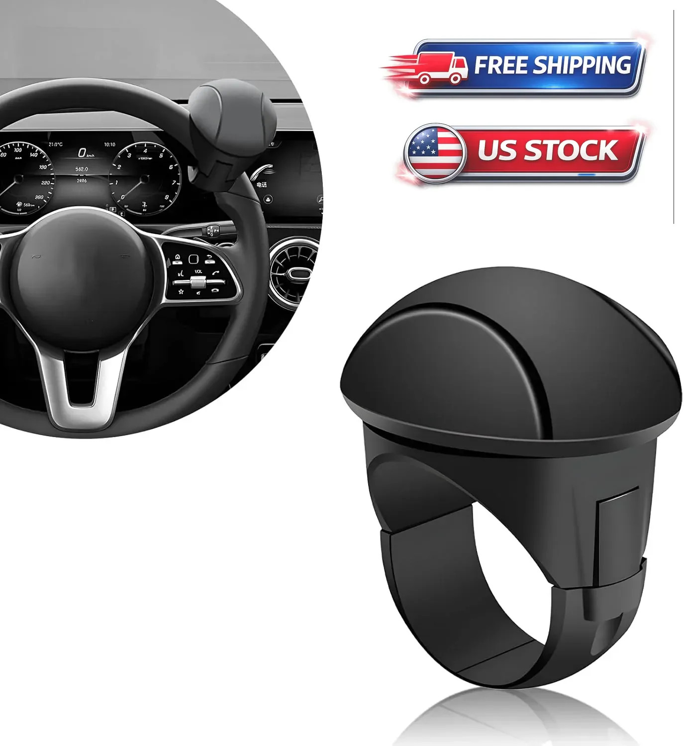 Steering Wheel Spinner Knob Handle Universal Heavy Duty Suicide Truck Car Power Steering Wheel Spinner Knob Handle Universal Heavy Duty Suicide Truck Car Power