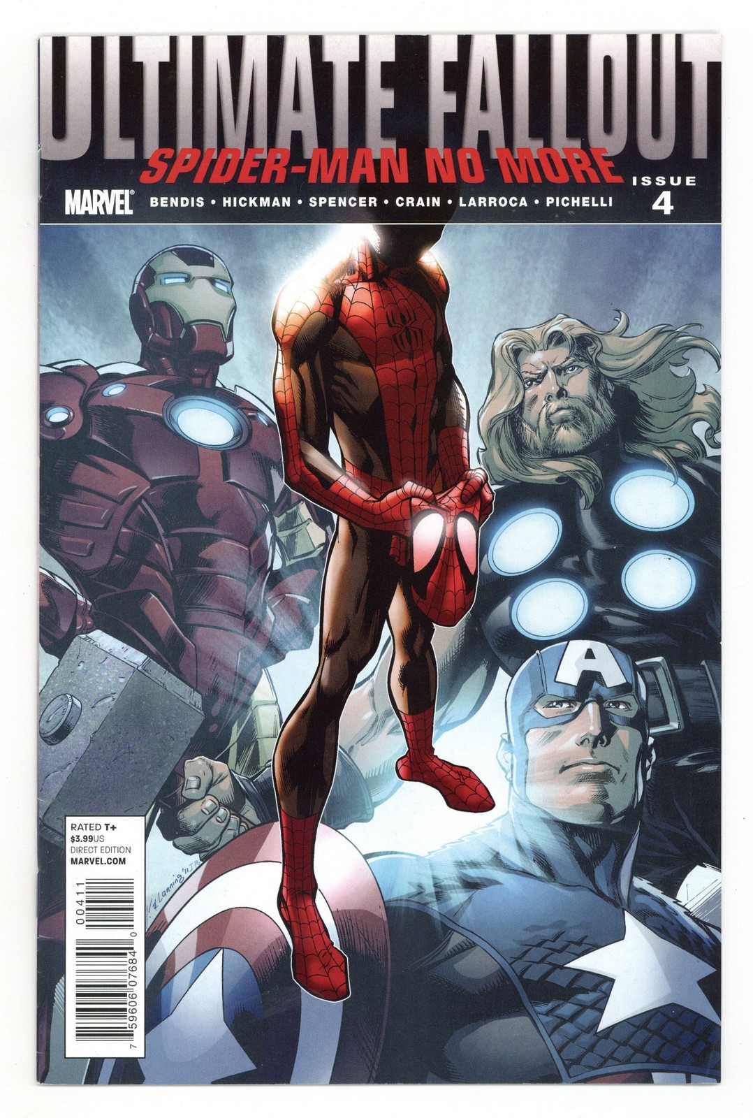 Ultimate Fallout #4A.D Bagley Variant FN- 5.5 2011 1st app. Miles Morales