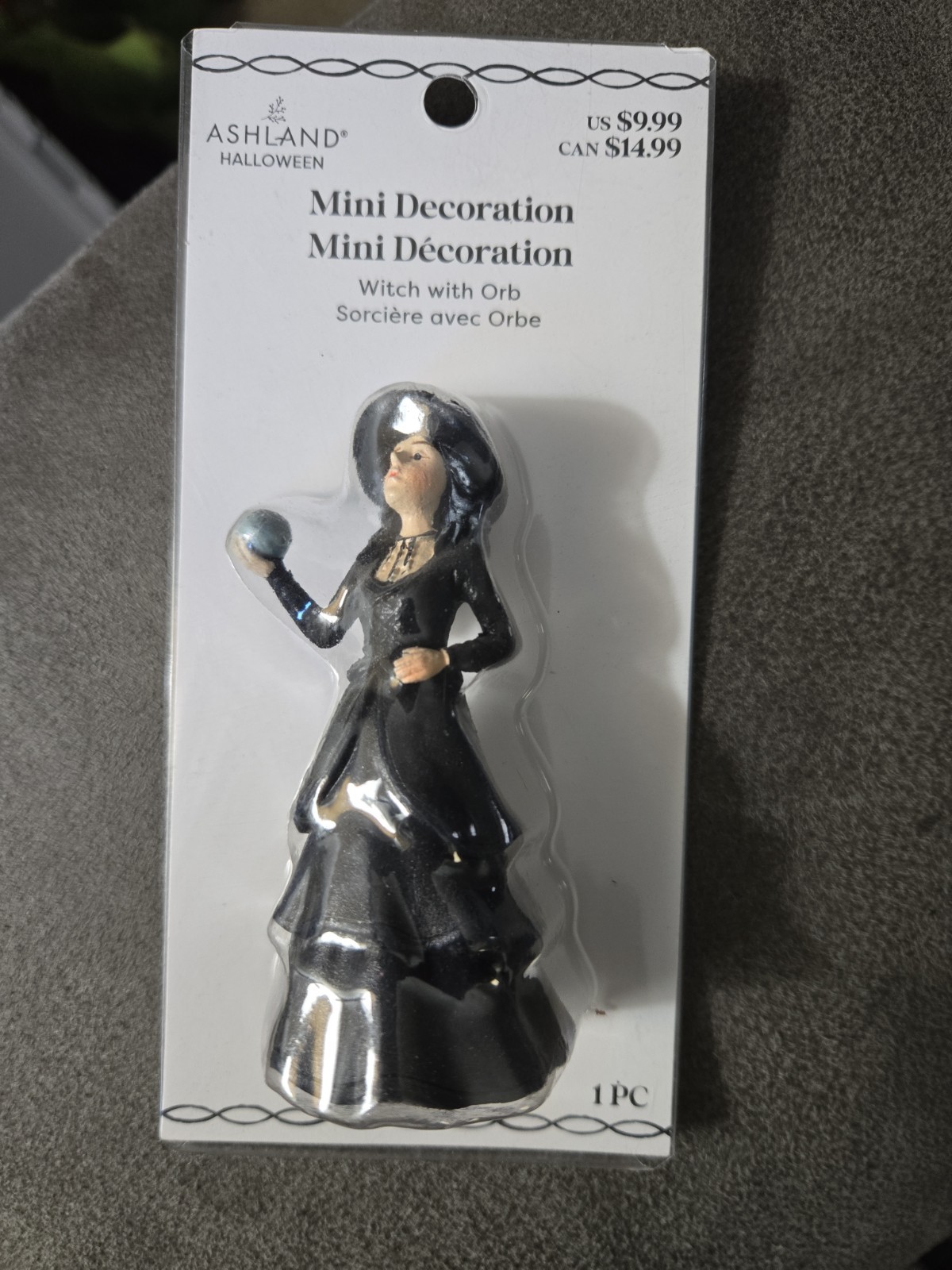 Ashland Halloween Tiny Treasures, Witch with Orb 2025 NEW Ashland Halloween Tiny Treasures, Witch with Orb 2025 NEW