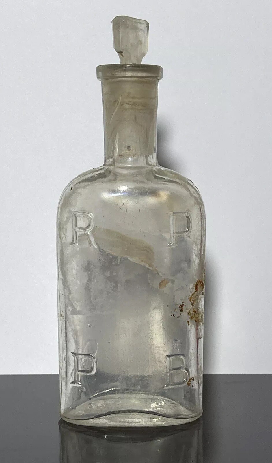 Antique old bottle 19th century