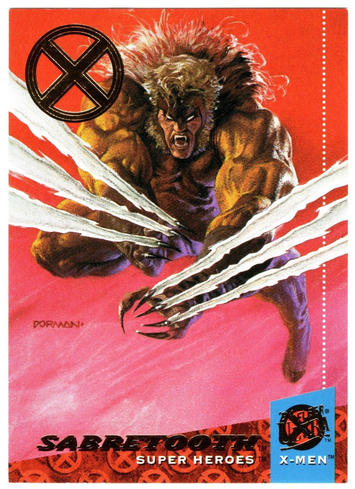 2018 Fleer Ultra X-Men Buyback 1994 FUXM #15 Sabretooth 10/50 Marvel Buy Back