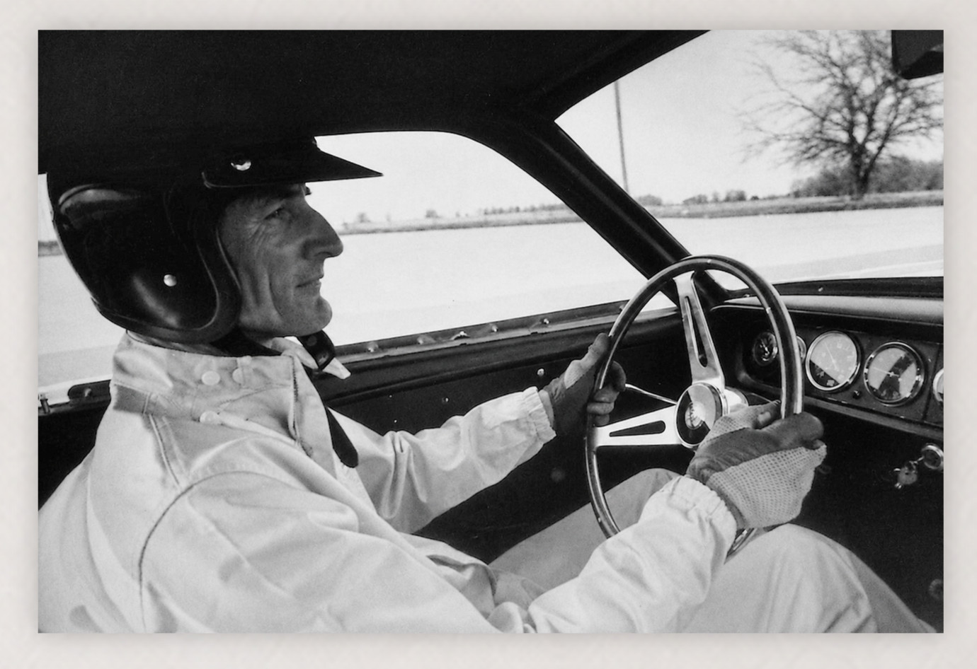 KEN MILES 1965 SHELBY GT350 WILLOW SPRINGS 18X12 PHOTO REPRODUCTION POSTER