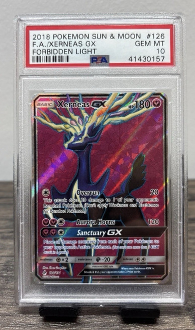 Xerneas GX 126/131 Forbidden Light PSA 10 Pokémon TCG
