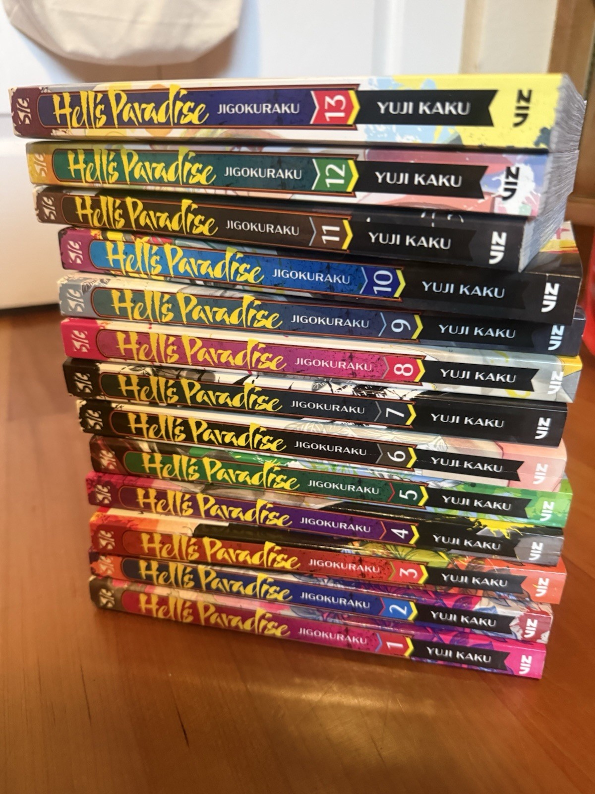 Hell\'s Paradise Manga Complete Set Volumes 1-13 English