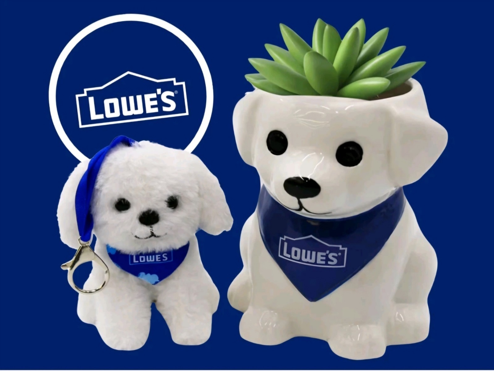 Lowes Puppy Planter + Keychain 2026 My Lowe\'s Rewards Exclusive