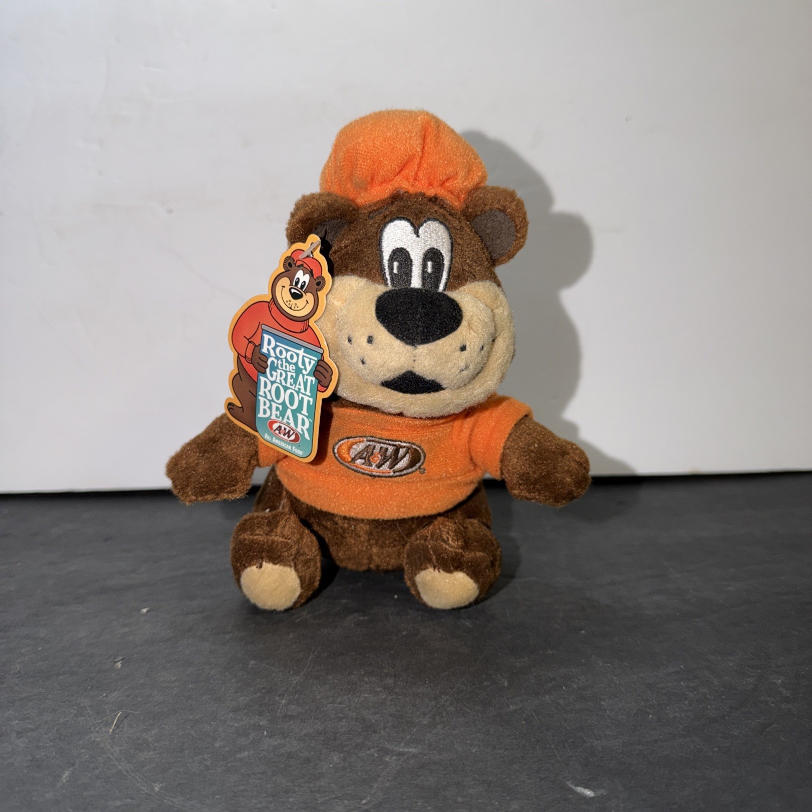 A & W Vtg Rooty The Great Root Bear Root Beer Plush Mascot Stuffed Animal NEW