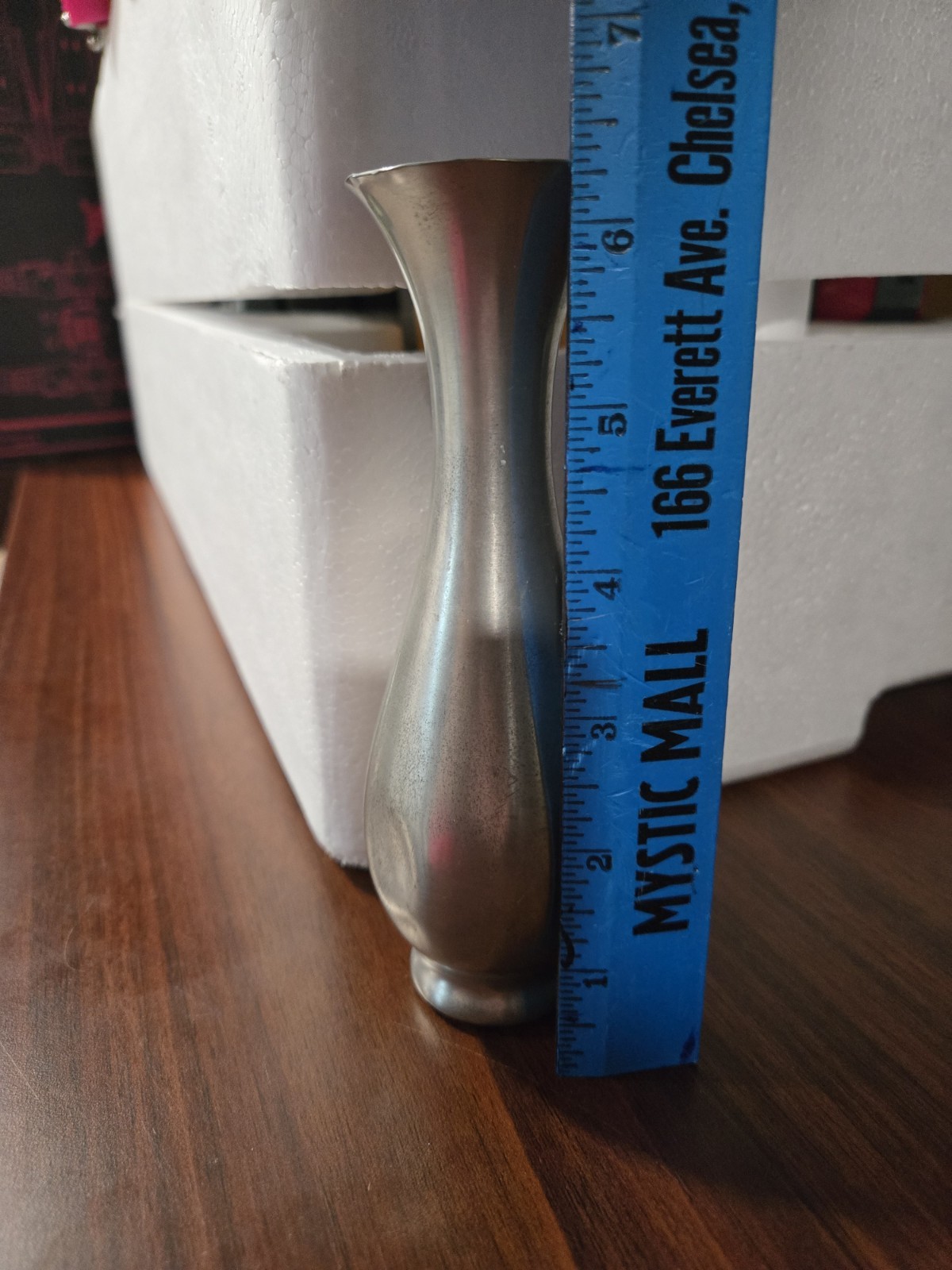Vintage KMD Royal Holland Pewter Daalderop Vase Bud Vase 6.5\