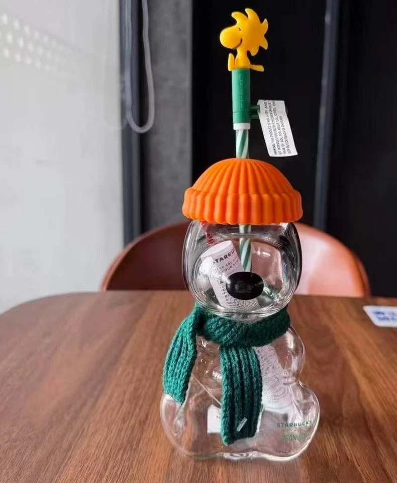 NEW 2026 Starbucks x Snoopy Collectible Glass Cold Cup Special Edition