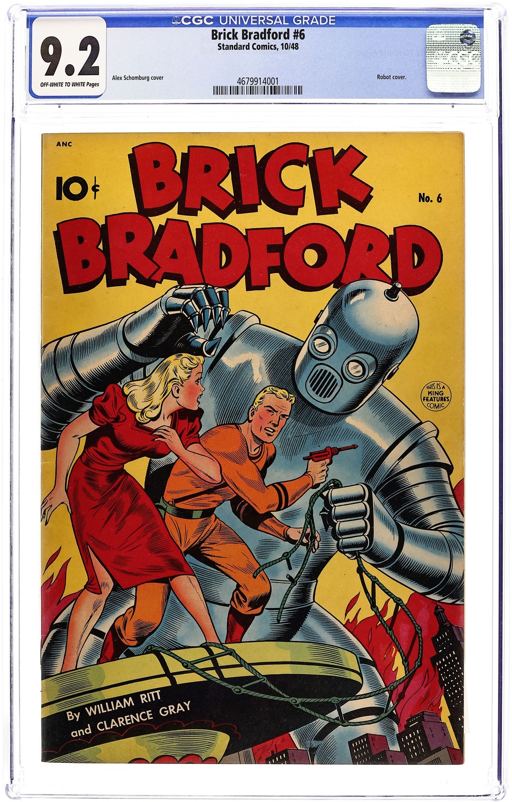 Brick Bradford #6 CGC 9.2 1948 4679914001