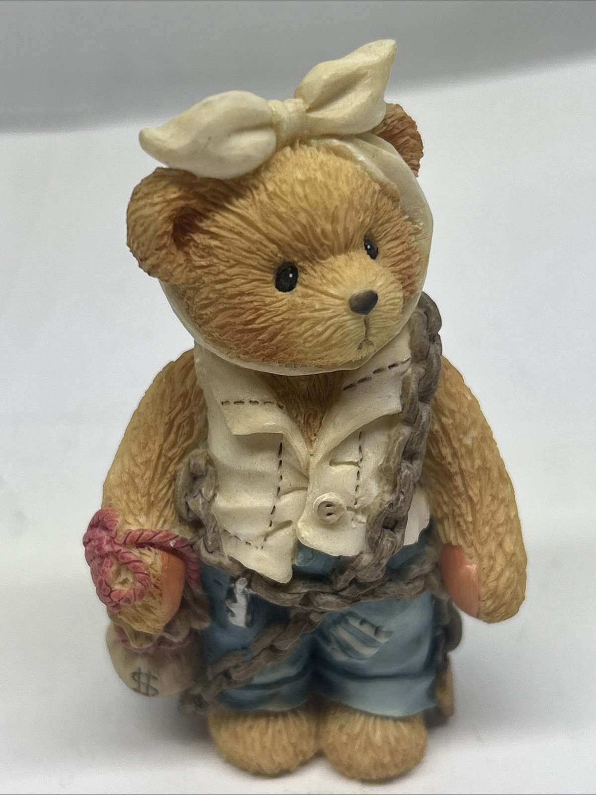 Vintage Cherished Teddies Jacob Bearly Haunted By Three Spirits 1994 Enesco