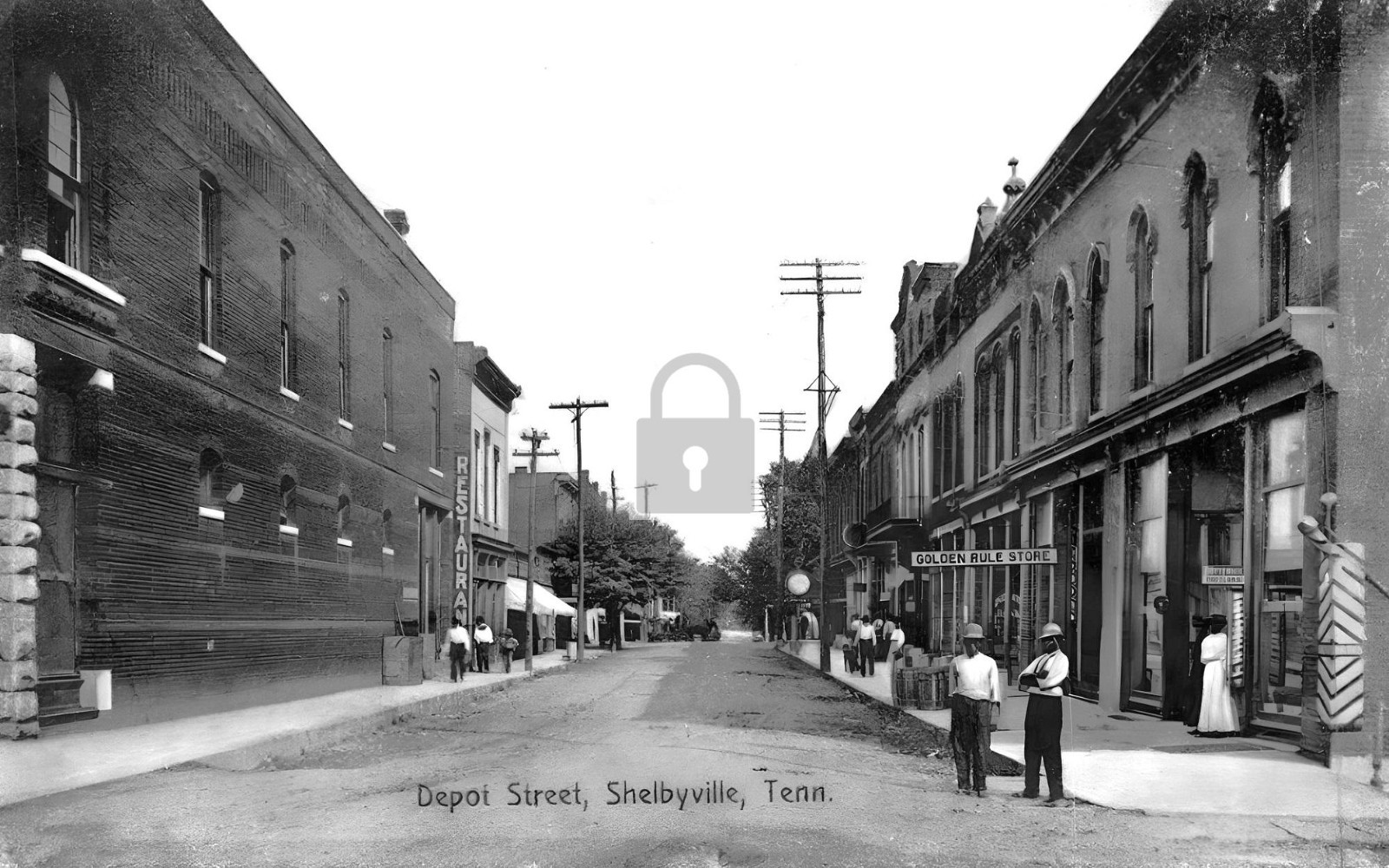 Depot Street View Shelbyville Tennessee TN - 11x17 Reprint
