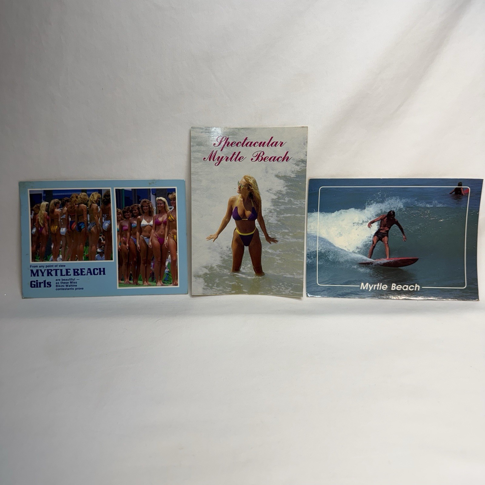 Myrtle Beach Girls in Bikinis 1990’s South Carolina PINUP Postcards NEW Lot 3
