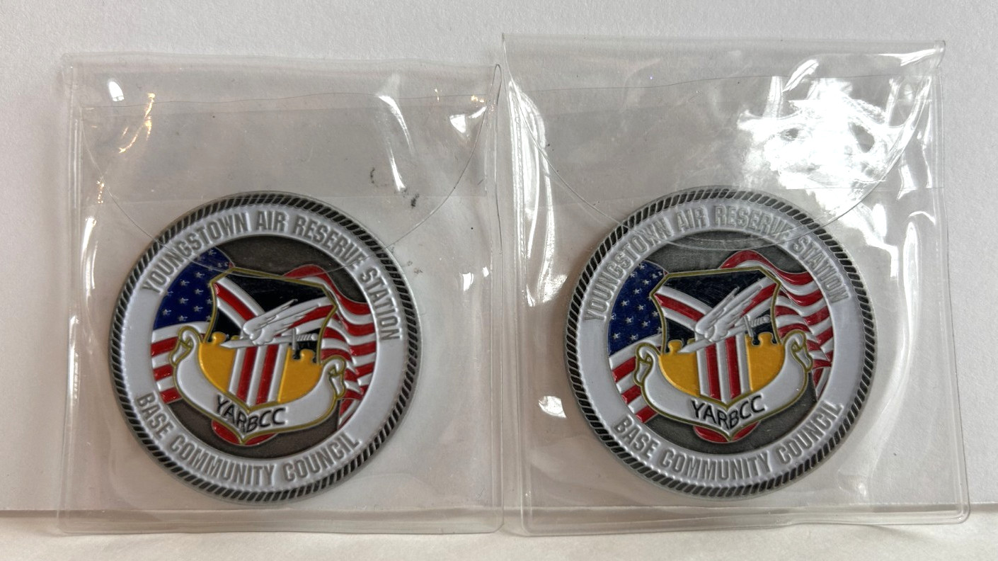 (2) Youngstown, OH Air Reserve Station ~ Base Community Council Coin