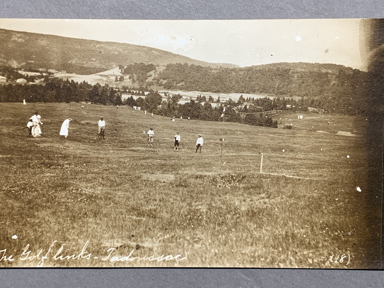 TADOUSSAC Quebec RPPC Vintage Golf Links Golfing Rea Photo Postcard