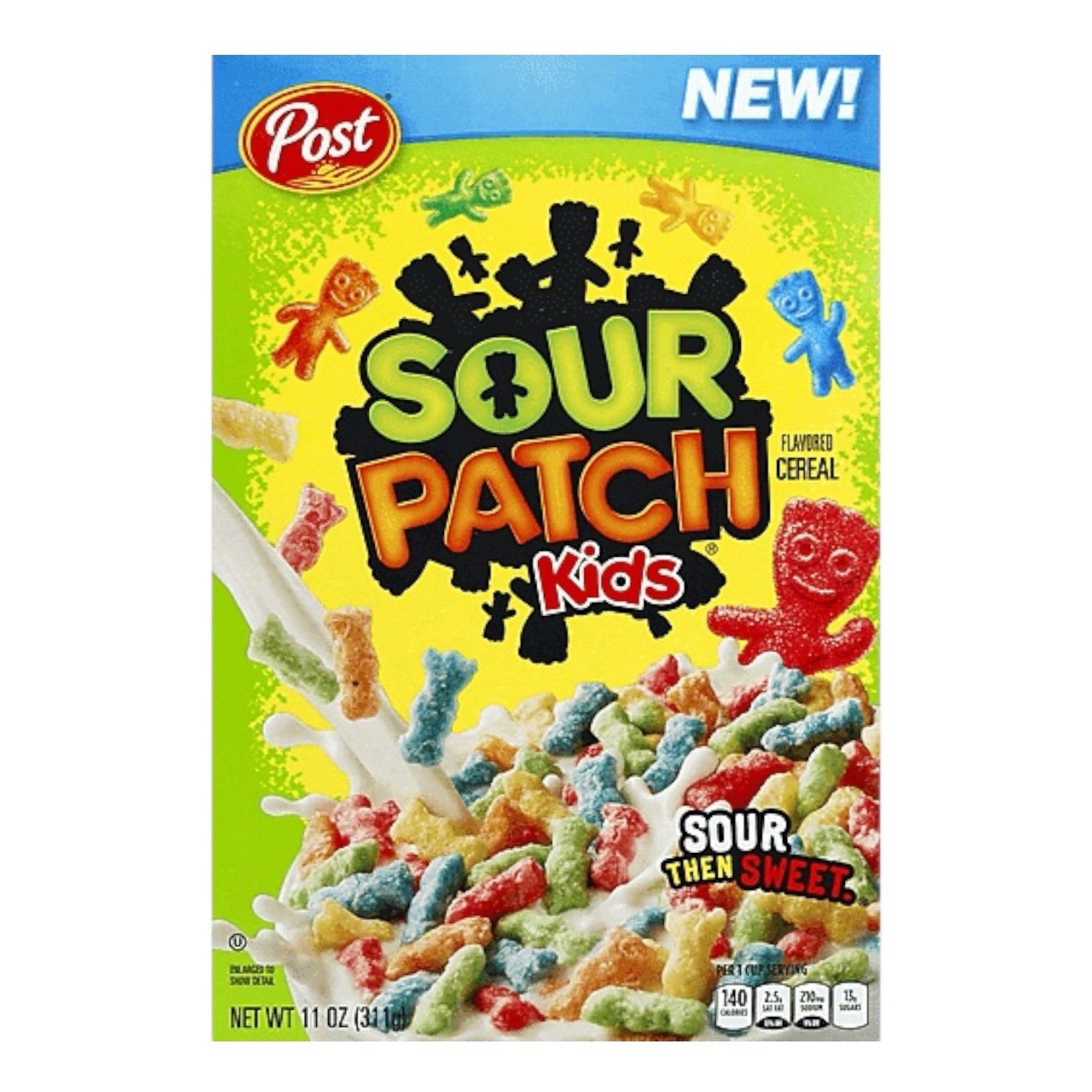 RARE SOUR PATCH Kids 18 Oz. Cereal SEALED Unopened 2020 Expiration Post RARE SOUR PATCH Kids 18 Oz. Cereal SEALED Unopened 2020 Expiration Post