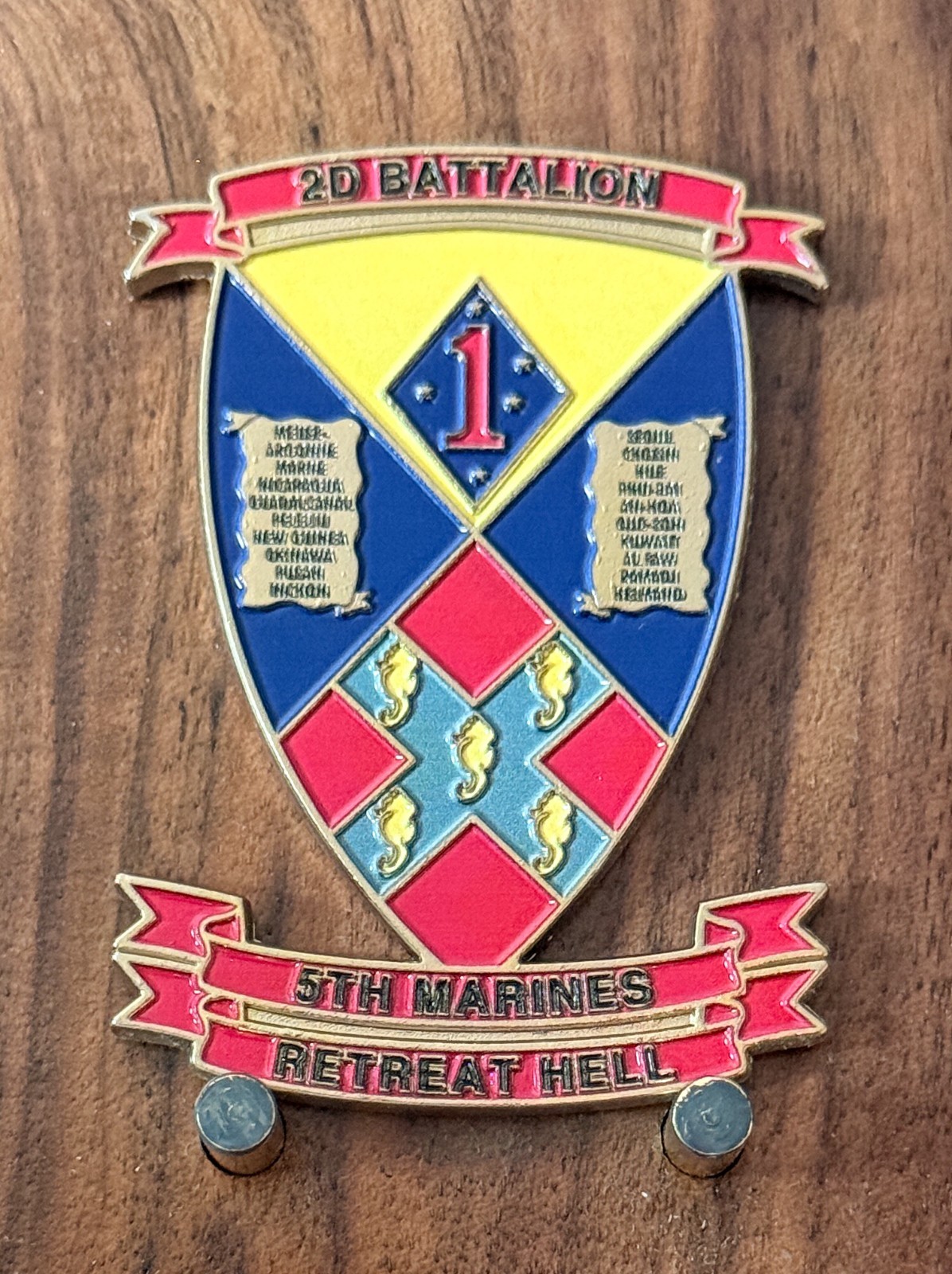2nd Battalion 5th Marines USMC Excellence Challenge Coin  1#45