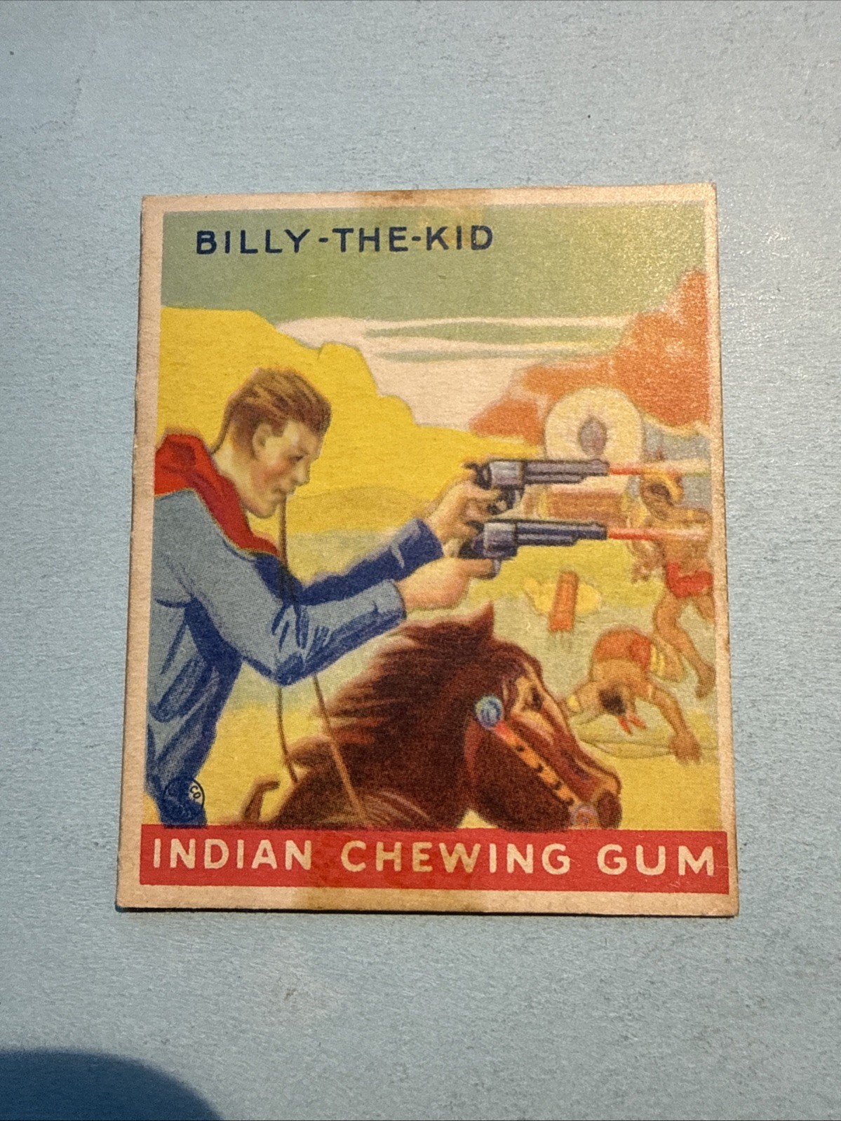 Billy The Kid 1933 Indian Chewing Gum #78 Rookie Card Exceptional Condition Billy The Kid 1933 Indian Chewing Gum #78 Rookie Card Exceptional Condition