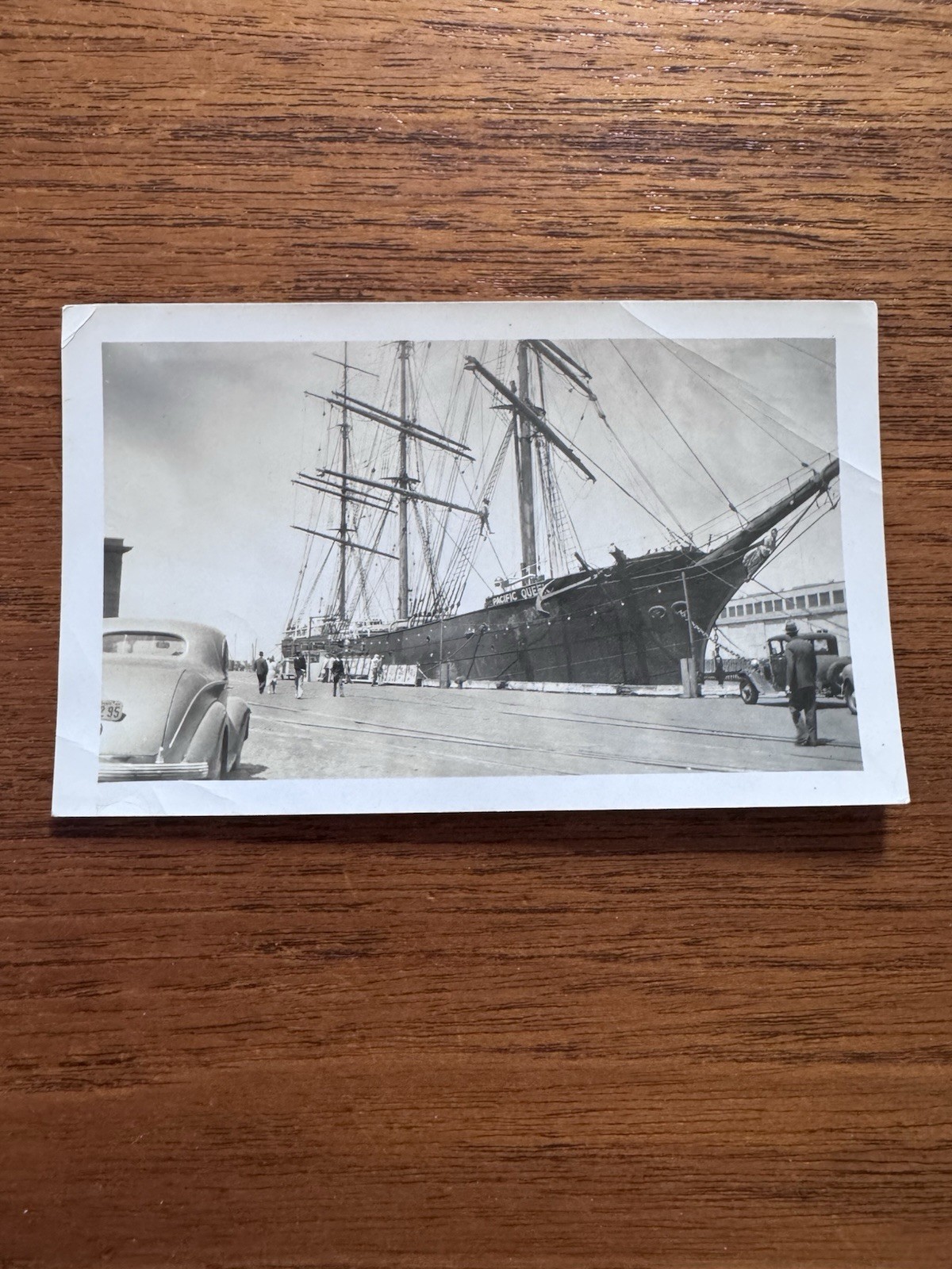 Vintage Antique Photograph Pacific Queen Ship Boat Nautical Balclutha Historic 