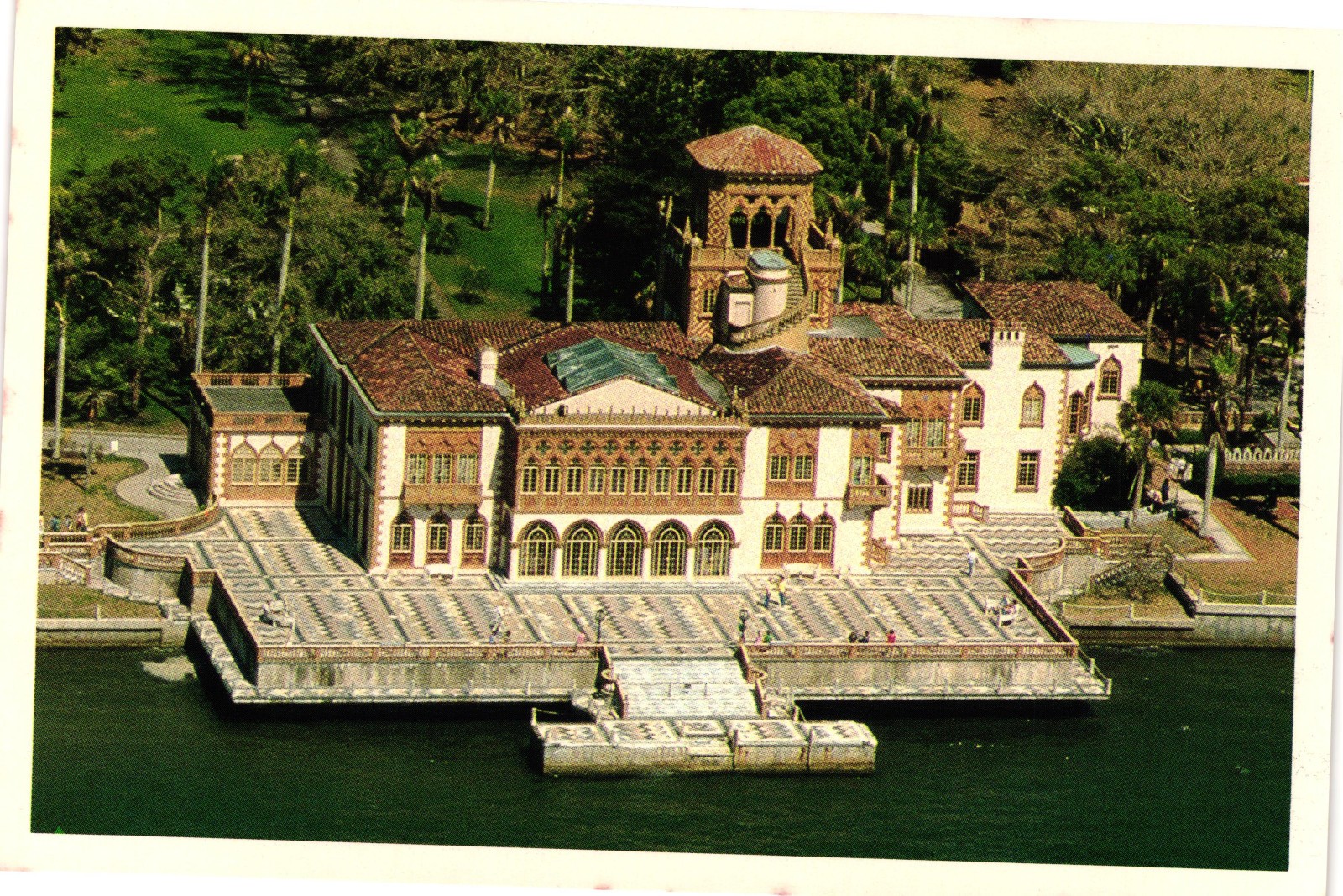 Vintage Ca d'Zan Ringling Mansion Sarasota Florida Museum Chrome Postcard R316