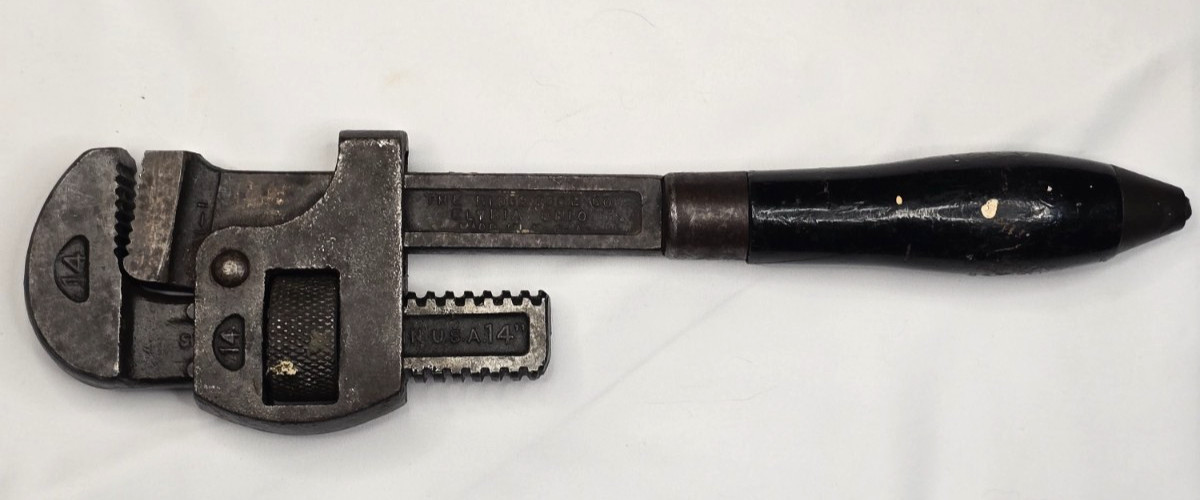 The Ridge Tool Co 14 Inch Improved Stillson Pipe Wrench Elyria OH